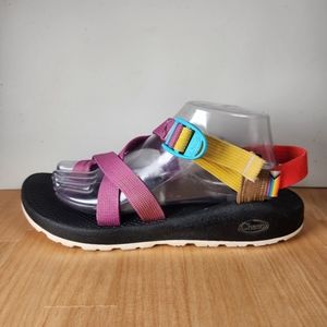 CHACO Sandals Women's 10 Blue Purple Wedge Outdoor Vegan Waterproof Comfort Shoe